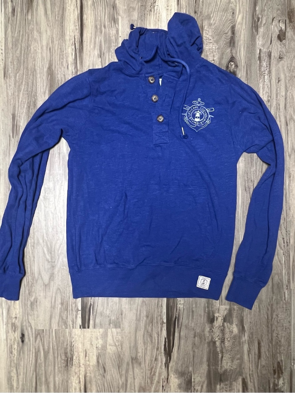 Cape Cod Cuffys Lighthouse Buttoned Sweatshirt
